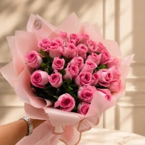 Blush Radiance Pink Rose Bouquet