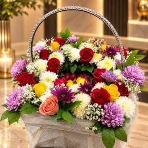 Royal Garden Multi-Flora Basket